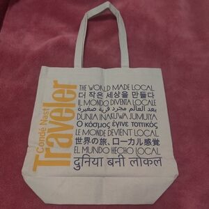 Conde Nast Traveler Canvas Tote Bag